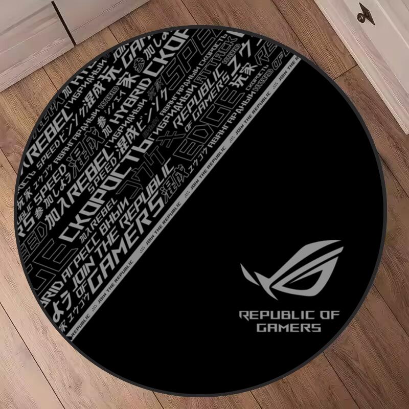 Прочный игровой коврик для пола в стиле ROG для офиса и использования с креслом Ковер дизайна Pashia Мягкий ковер Идеально подходит для энтузиастов игр
