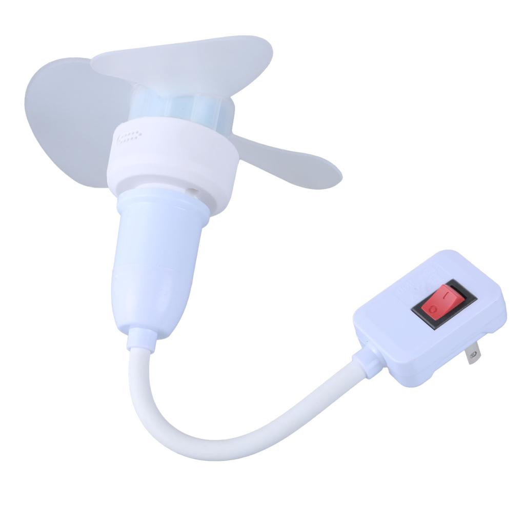E27 LED Bulb Fan AC85-265V 5W Angle Adjustable Led Light Bulb Fan with On/Offs Switches For Home Cooling Light Fan