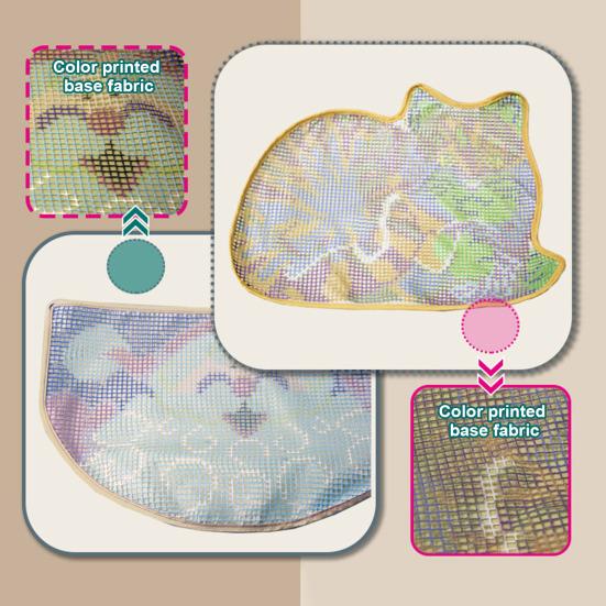 Коврик для самостоятельного вязания крючком, набор для веселого отдыха в рождественском стиле, предварительно напечатанная основа, ковер ручной работы