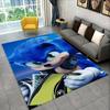 Classic Game S-Sonic Cartoon Non-Slip Area Rug for Living Room,Bedroom,Playroom,Soft Carpet Floor Mat Home Decor Rug Kids Room