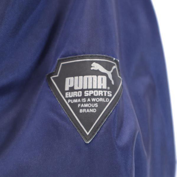 Puma Хит 90-х Union Старое Длинный рукав Пальто-скамья Темно-синий капюшон Мужское Б/У