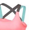 Women Running Fitness Yoga Seamless Bra Low Impact Back Sports Comfy Bra Vest for Exercise Pink M