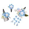 OTAKUMARKET Hair Ornament Set for and Including and Other Japanese with and for Girls Ages 3 To Available In 5 Colors 3-Piece Shichi-Go-San