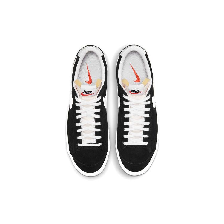 Nike Blazer Low 77 Замшевые черно-белые мужские кроссовки DA7254-001