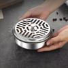 Mosquito Repellent Box Smooth Edge Household Supplies Stainless-Steel Fireproof Coil Holder with Mesh Cover Durable Decorative