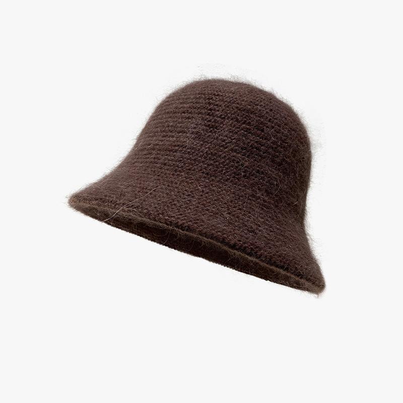 Женская осенне-зимняя универсальная шерстяная шляпа в корейском стиле, теплая зимняя шапка с защитой ушей, шляпа-ведро для большой головы