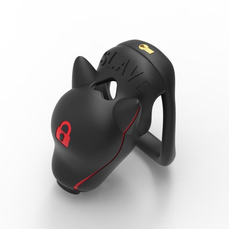 2.0Upgraded Dog Head Chastity Cage, Comfortable and Breathable, Gay Penis Ring, Male Penis Restraint, Chicken Lock, Adult Sextoy