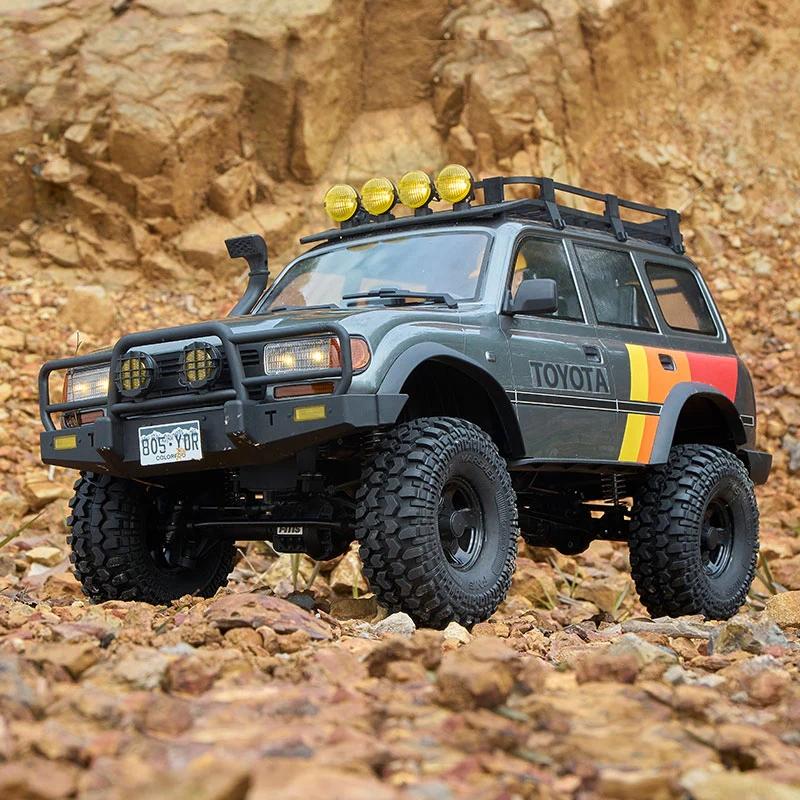 1/10 FCX10 FCX18 LC80 PRO Land Cruiser Brushless RC Crawler 4WD Brushless Toyota LC80 Simulation Crossing Crawling Car Model