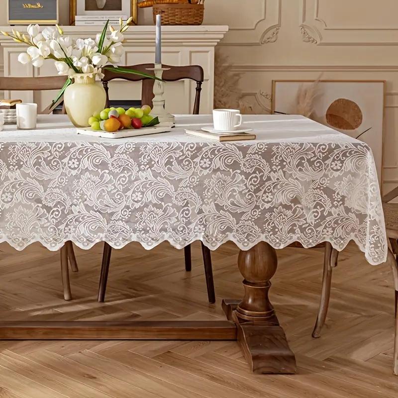 European Beige Phoenix Tablecloth, Weave Items To Decorate Your Home, Suitable For Any Holiday Use Of The Phoenix Flag