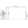 Retractable Side Awning Anthracite 300 x 220 cm Polyester