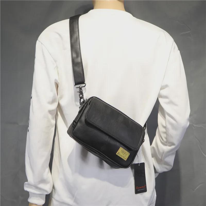 2020 Trendy Men's Shoulder Bag: Casual Japanese & Korean Style Crossbody for Men & Women