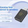 Plug and Play Wireless CarPlay Box Short Convert Wired To Wireless for iPhone Android Auto