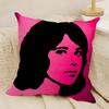 Hot TTV Girl Who Really Cares Pillow Case Natural Linen DoubleSided Printing Sofa Home Decor Cushion Cover