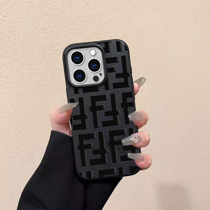 Чехол для телефона с узором личи, буква F, для iPhone 17 Pro Max Air 16 16e 15 14 13 12 11 Pro Max Plus X XS MAX XR, задняя крышка