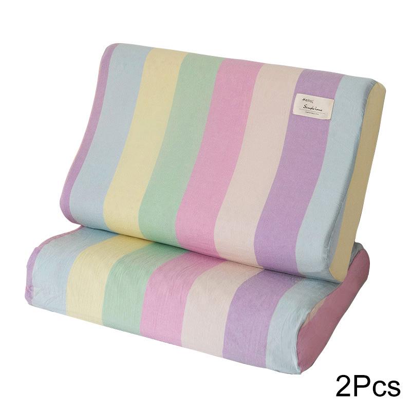 Наволочка из цветного хлопка, стираного хлопка, латекса, детская, 30x50, наволочка из хлопка для младенцев, 27x44, наволочки с эффектом памяти