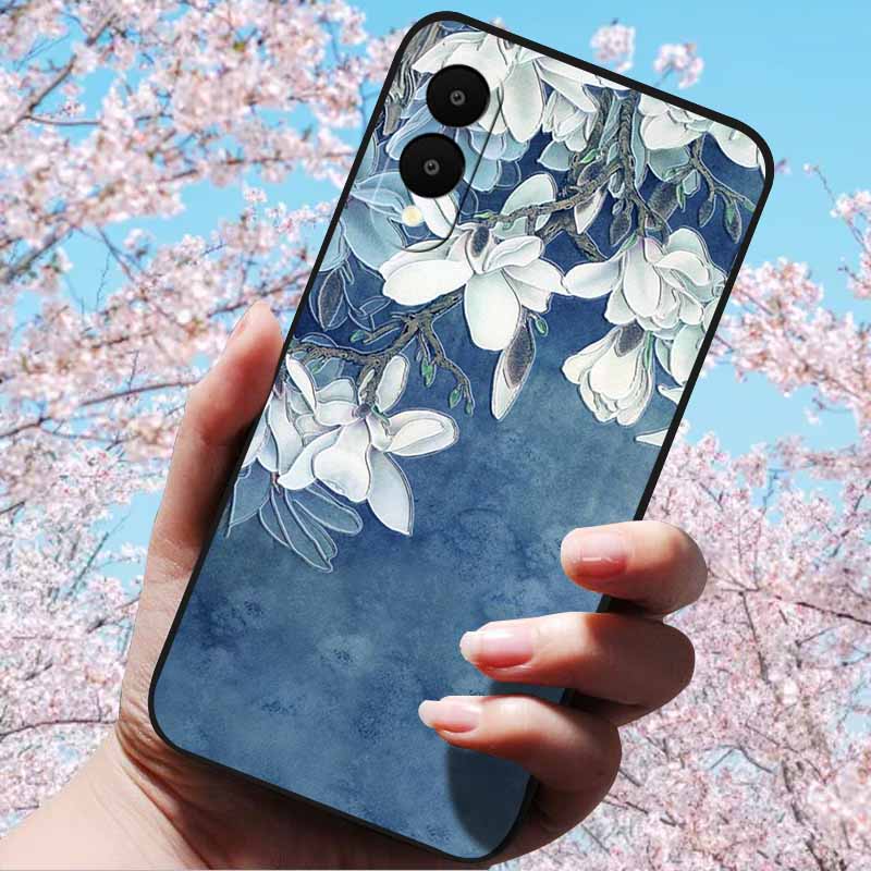 Для Samsung Galaxy S25 Edge 3D Рельефный Цветок Тиснение Мягкий Силиконовый Задний Чехол-Крышка для Galaxy S25 Edge 5G 3D Рельефный Чехол S25 Edge