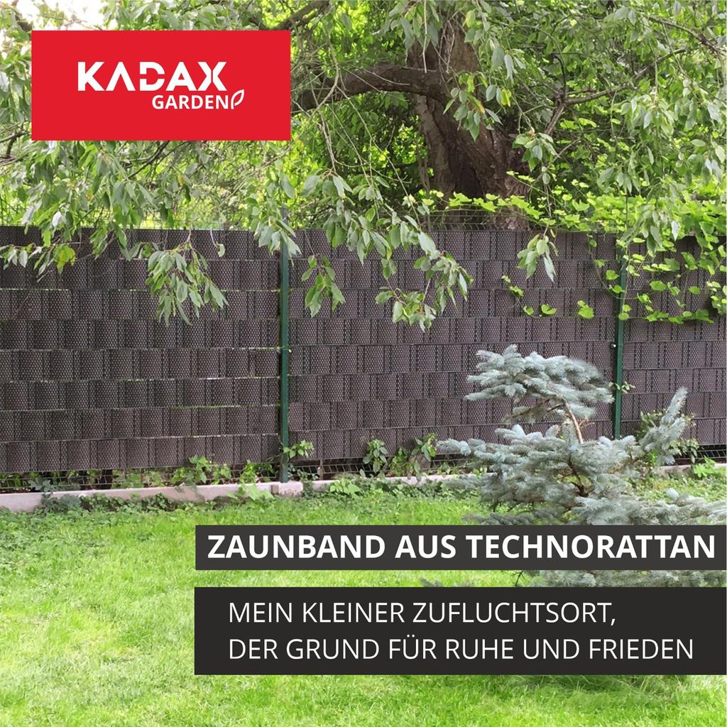 KADAX Лента для ограждения панелей забора 19см 2.55м крышка забора