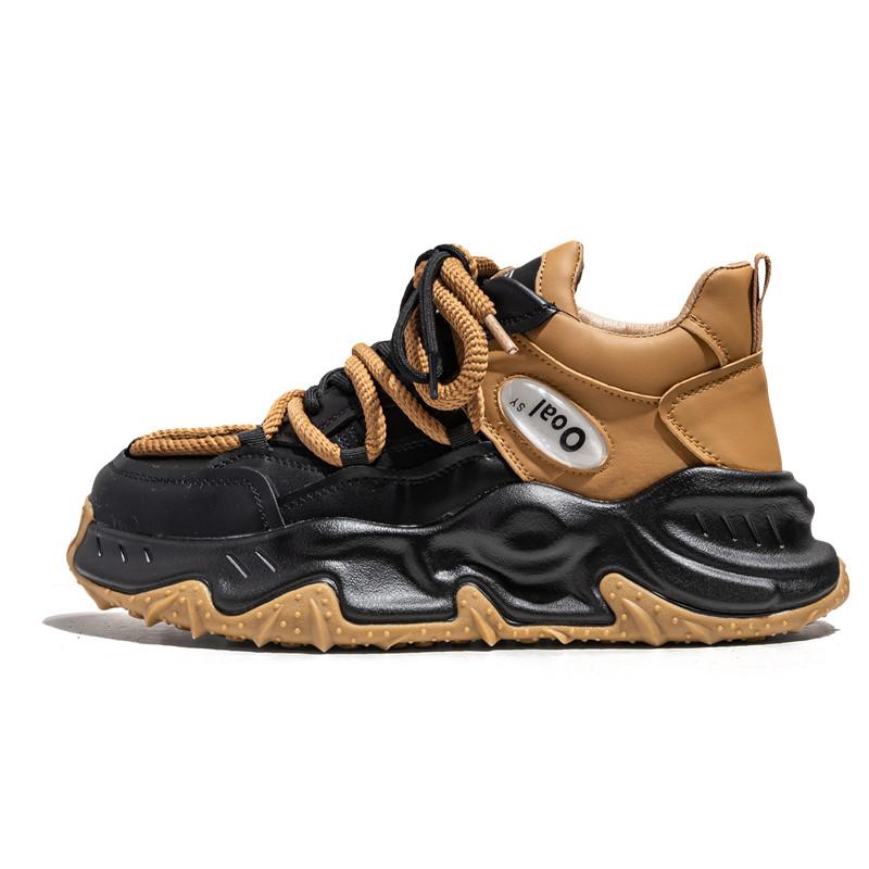 Новые модные кожаные повседневные кроссовки мужские дизайнерские кроссовки мужские туфли на платформе уличные массивные кроссовки мужские zapatillas de hombre