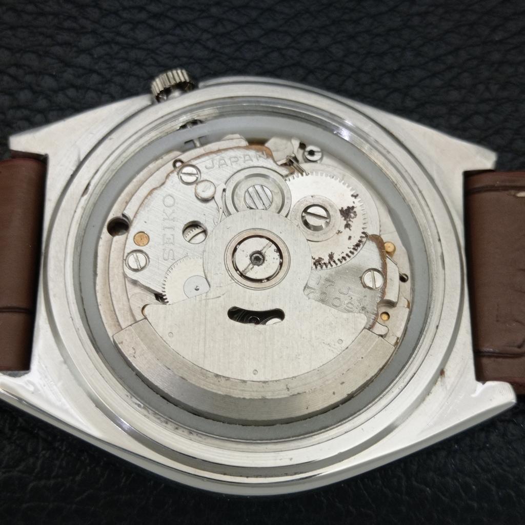 ВИНТАЖНЫЕ АВТОМАТИЧЕСКИЕ ЧАСЫ SEIKO 5 7009A ЯПОНИЯ МУЖСКИЕ С ПЕРСИКОВЫМ ЦИФЕРБЛАТОМ a709120-1