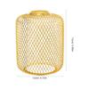 Unique Metal Lamp Shade Replacement Hollow Design Artistic Iron Wire Light Diffuser for Floor Table Lamps Contemporary Home