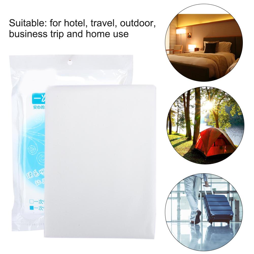 5 шт. 120 x 200 см Одноразовые простыни Покрытие для кровати Портативное Наружное Отель Постельные принадлежности