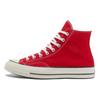 1970s Everyday Versatile Durable Breathable High-top Canvas Shoes Unisex Red