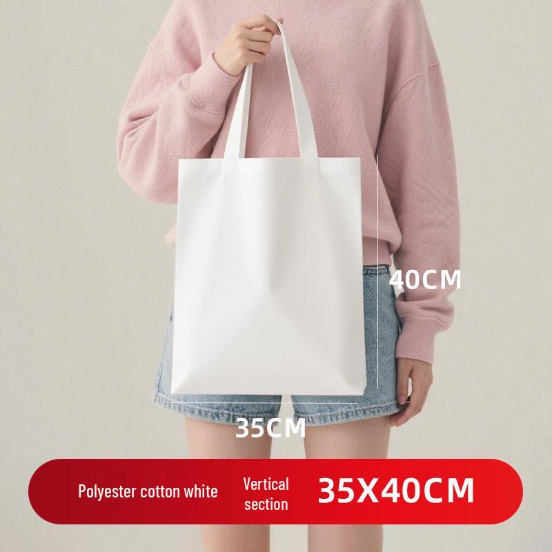 Индивидуальная Экологичная Хлопковая Холщовая Сумка через Плечо с Логотипом – Пустая Сумка для DIY