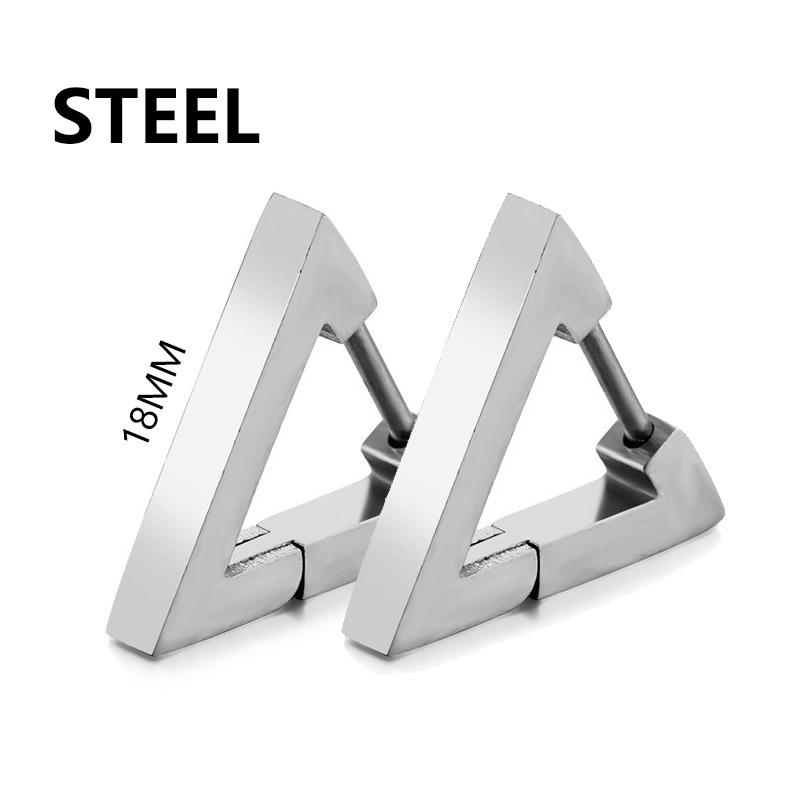 1 пара серег-гвоздиков в стиле панк из нержавеющей стали, черные серьги, комплект для мужчин и женщин, винтажные серьги-гвоздики в стиле хип-хоп, аксессуары для пирсинга ушей