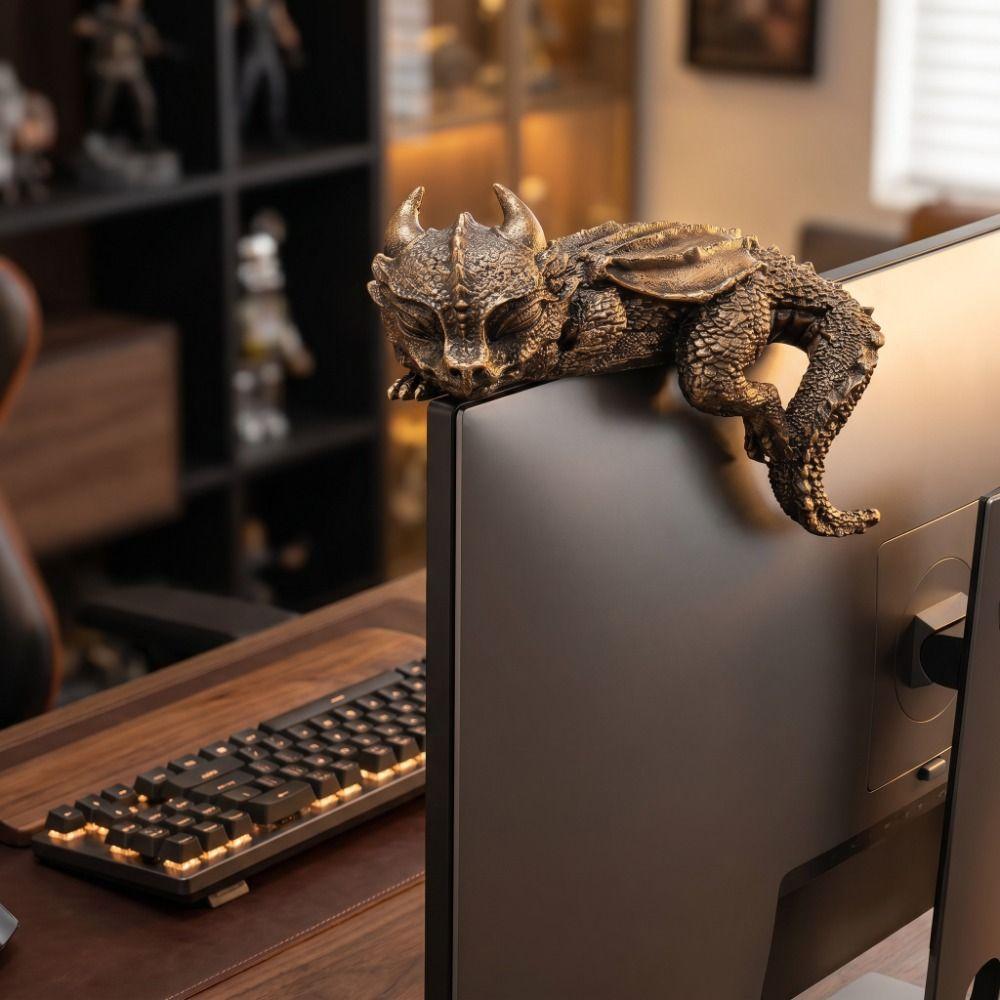 Decoration Dragon Sculpture Western Fantasy Bookshelf Ornaments Desktop Ornament Desk Decoration