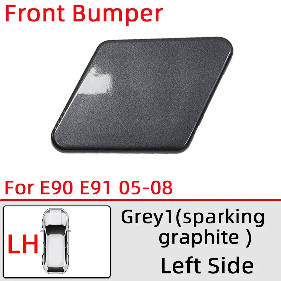 Headlamp Washer Nozzle Cover For BMW 320 325 328 330 335 E90 E91 LCI 2005-2008 2009-2012 Car Headlight Water Spray Lid Painted