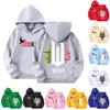 Children's Hoodie Boys And Girls Fashion Printed Long-sleeved Hooded Pocket Hoodie 3-14 Years