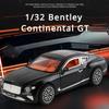 1/32 Bentley Continental GT литая модель автомобиля из металла имитационная модель автомобиля звуковая и световая коллекция детская игрушка подарок