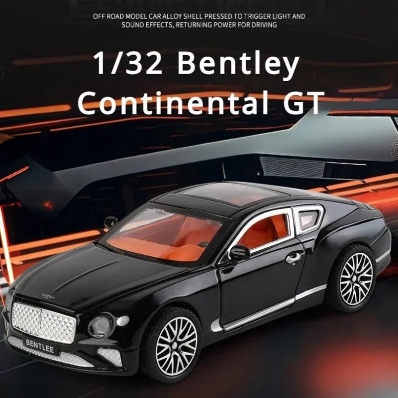 1/32 Bentley Continental GT литая модель автомобиля из металла имитационная модель автомобиля звуковая и световая коллекция детская игрушка подарок