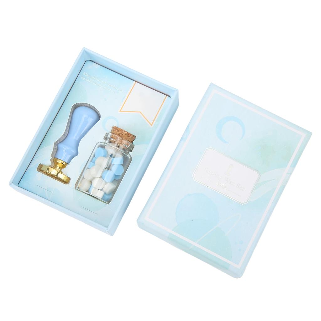 Набор восковых штампов с прозрачным узором, антикоррозийные, изысканные упаковочные восковые штампы с деревянной га