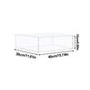 1pcs Clear Acrylic Display Case Countertop Box Organizer Stand Dustproof Protection Showcase Display Box