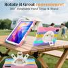 Armor Case for Xiaomi Redmi Pad 2 2025 11.0 Inch Model 25040RP0AG 25040RP0AI Heavy Duty Rotating Stand Cover with Shoulder Strap