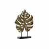 Decorative Figure DKD Home Decor Black Golden Tropical Leaf of a Plant 25.5 X 6 X 34 Cm