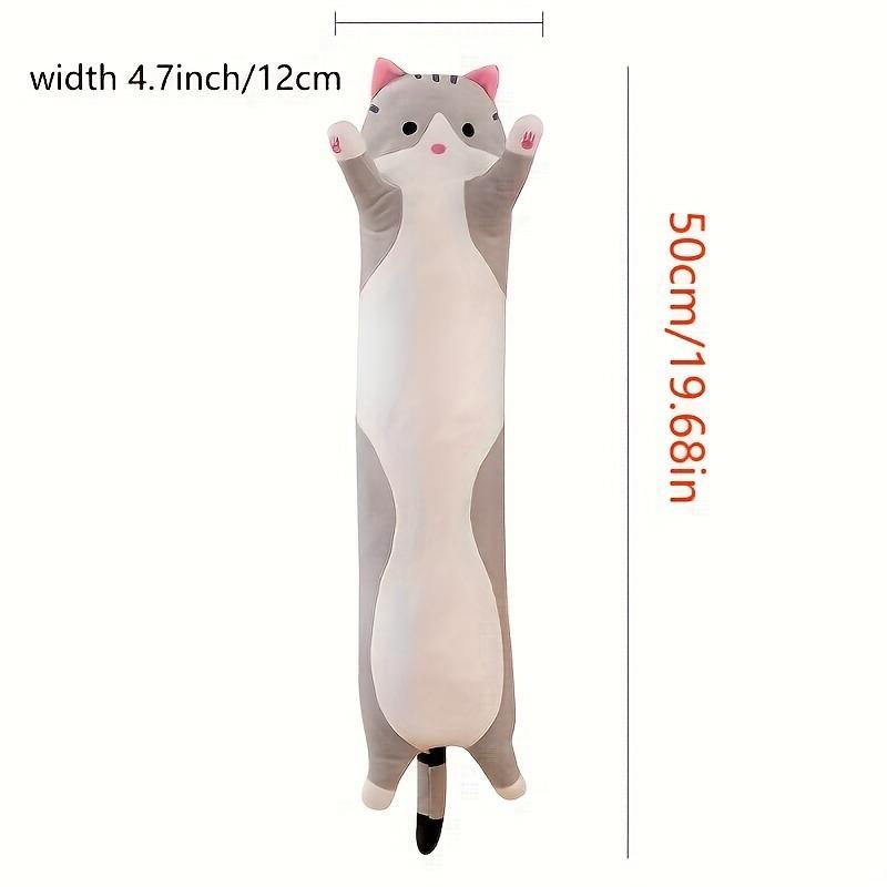 Милая плюшевая подушка-кошка - Ультрамягкая, приятная на ощупь подушка для сна для девочек и детей / Идеальный подарок на день рождения, Рождество, Хэллоуин
