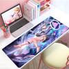 Милый Красивый Игра Honkai Star Rail Серебряный Волк Коврик для Мыши Большой Толстый Настольный Коврик Прошитые Края Игровой Коврик для Мыши Для ПК