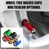 Car Metal Wheel Tire Valve Caps 3D Epoxy Badge Interior Sticker for Volkswagen VW GTI R Touareg Passat Scirocco Polo Touran Golf