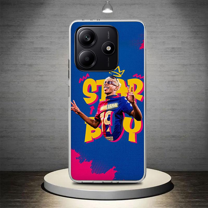 Чехол L-Lamine Y-Yamal 19 для Xiaomi Redmi Note 10 11 12 13 14 Pro Plus 14S 13 12S 11S 11T 11E 10S Мягкий Coque