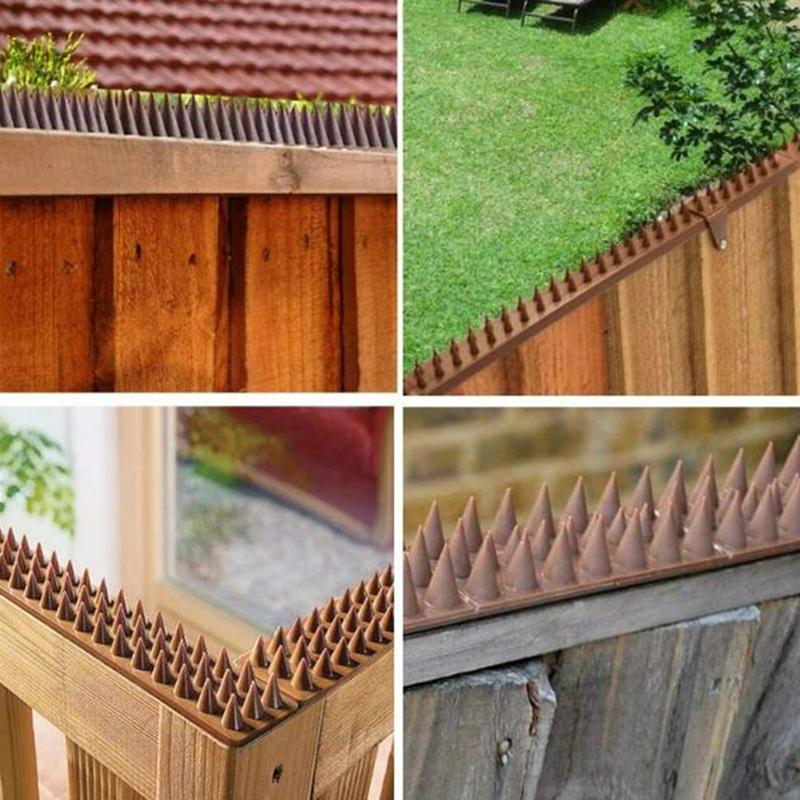 2 шт. Пластиковые шипы для борьбы с вредителями, отпугивающие голубей и сов