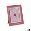 Cadre Photo - Non Spécifié - 6 Unités - Verre Rose - Plastique - 24 X 19 Cm