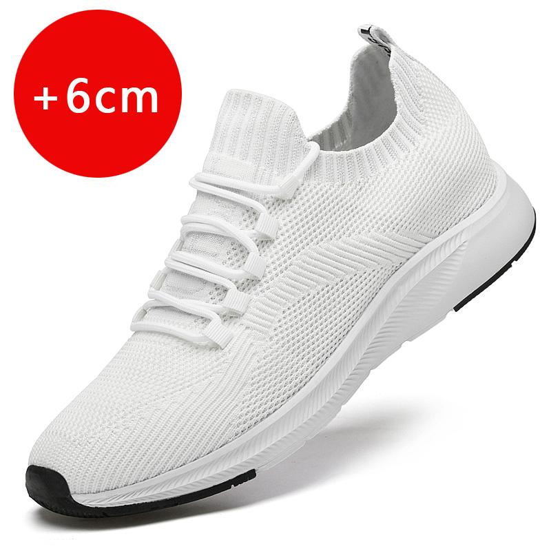 FashionWhite Мужские кроссовки, увеличивающие рост, обувь для мужчин, сетчатая дышащая обувь для увеличения роста, мужская обувь для увеличения роста 6-10 см