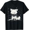 Fox White Winter Snow Arctic Foxes Cute Adorable Wild Animal T-Shirt