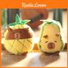 Pineapple Capybara Avocado Plush Doll Cute Pendant For Bag Decoration And Gift