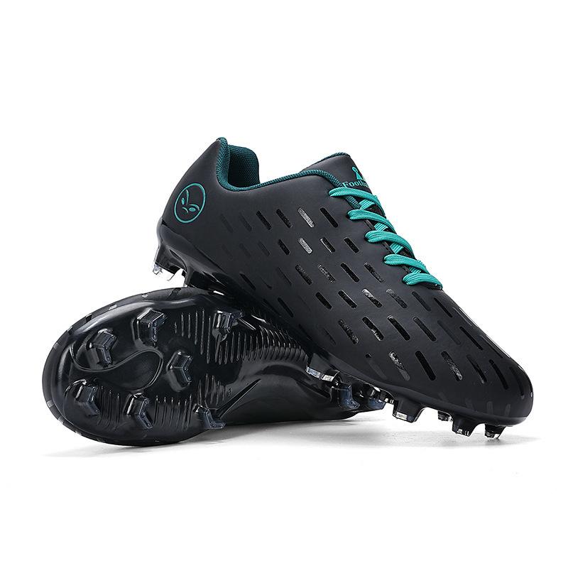 Прямые продажи новых детских футбольных кроссовок, мужских и женских, с низким верхом, шипами, резиновых кроссовок для игры в траву, спортивной обуви для тренировок