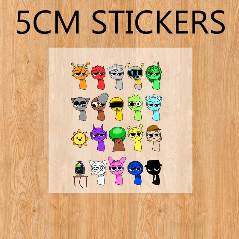 30pcs Sprunkis Multi-Character Themed Jigsaw Puzzle Family Birthday Party Puzzle Educational Learning Toys Gift for Birthdays
