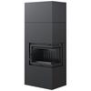 Modular Fireplace Box 8 kW Ø 200 Black