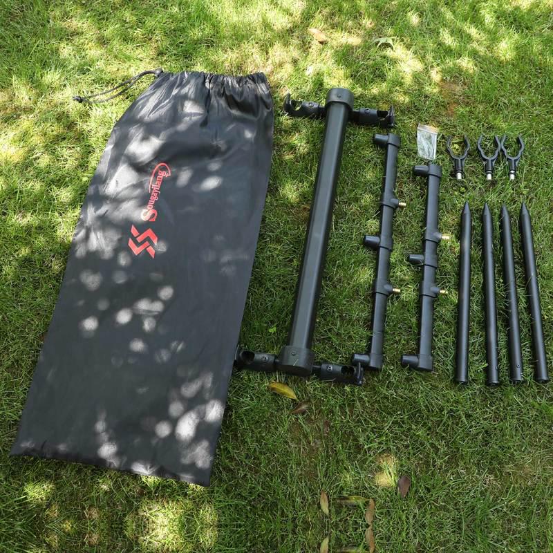 Рамка для удочки Регулируемая алюминиевая U-образная опора для удочки Подставка для удочки Рыболовные снасти